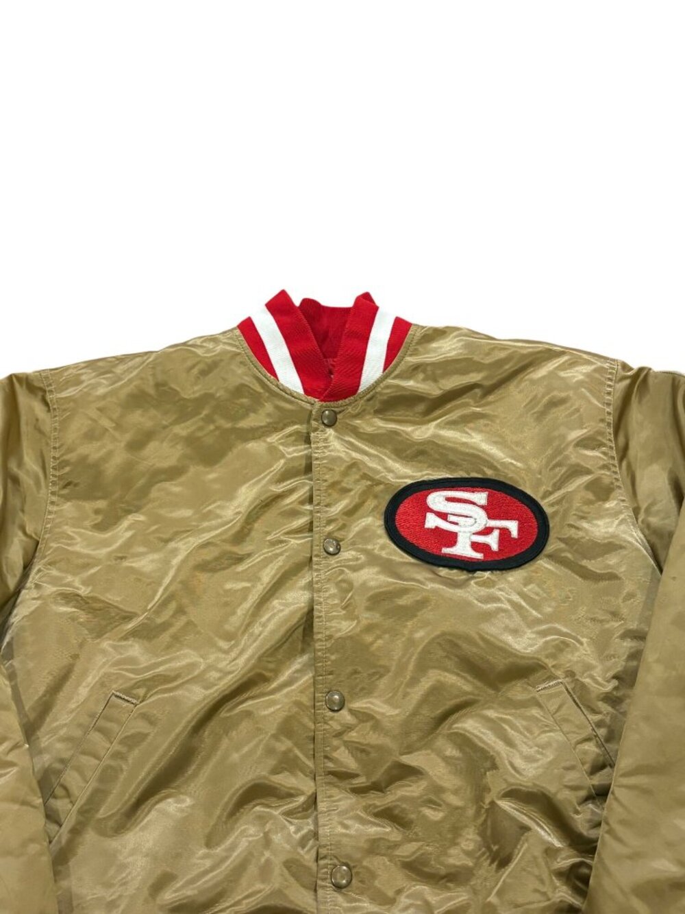 Vintage Starter San Francisco 49ers Authentic NFL Pro Line Satin Jacket Men's XL - Picture 5 of 8